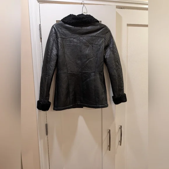 Weatherproof Genuine Shearling Jacket,S - Picture 2 of 13